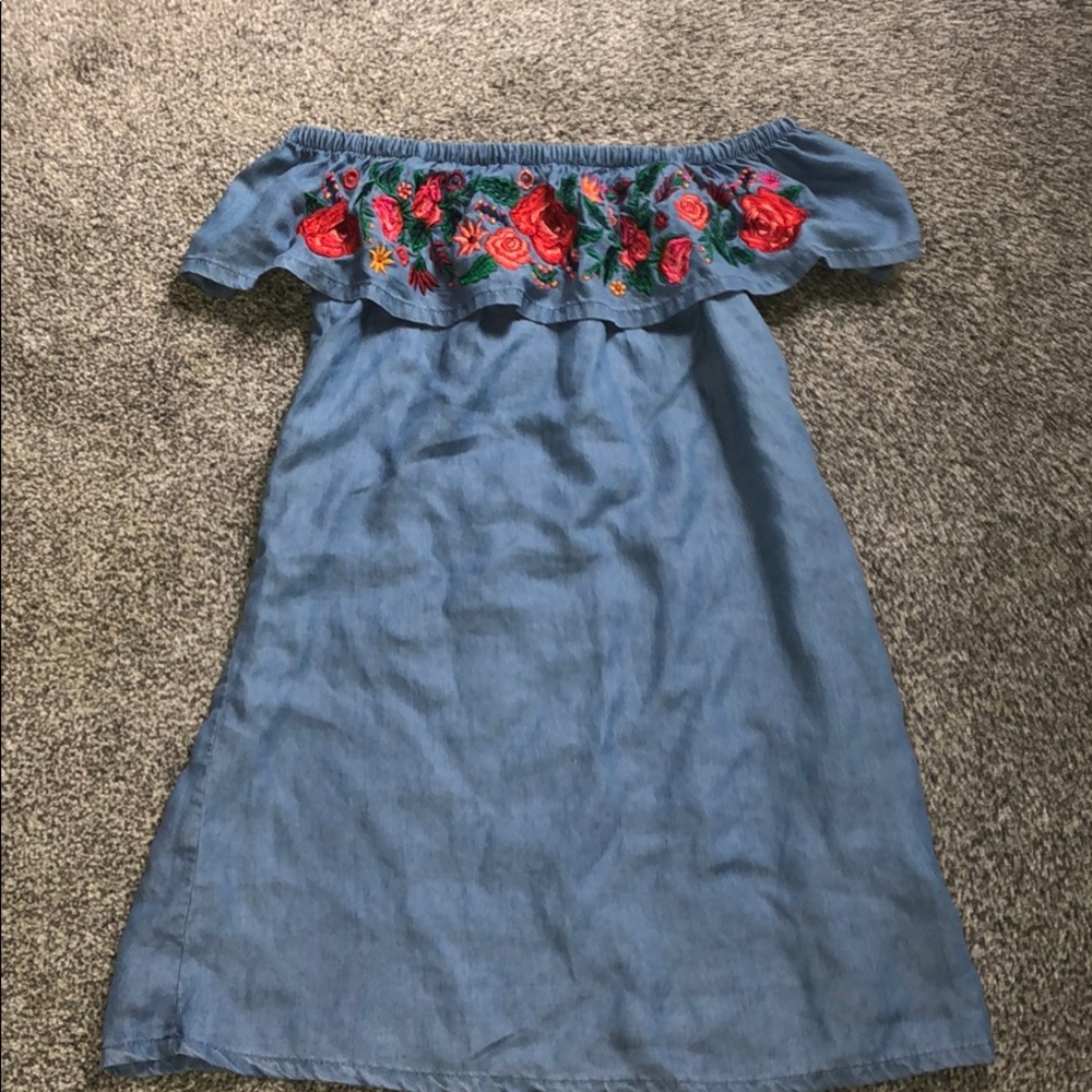 Off the shoulder dress